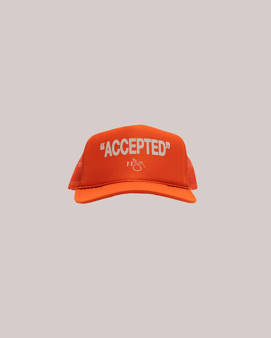 Accepted Orange Trucker Hat