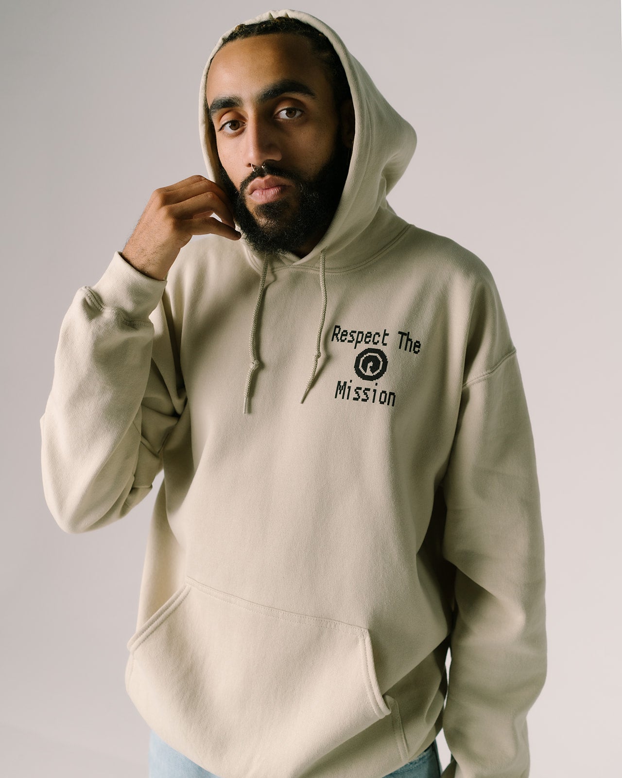 Respect The Mission Tan Hoodie