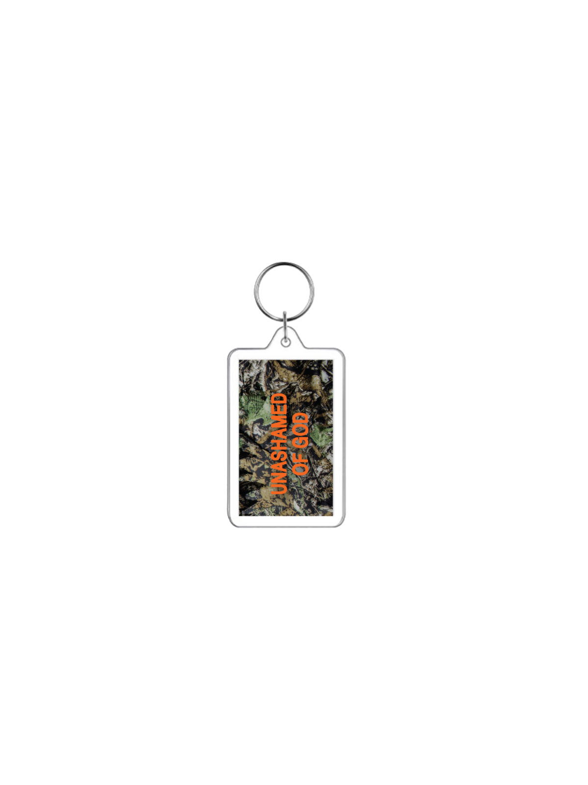 Unashamed Camo Keychain