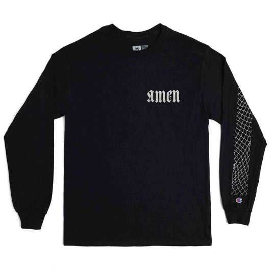 Let The Trap Say Amen Champion Long Sleeve