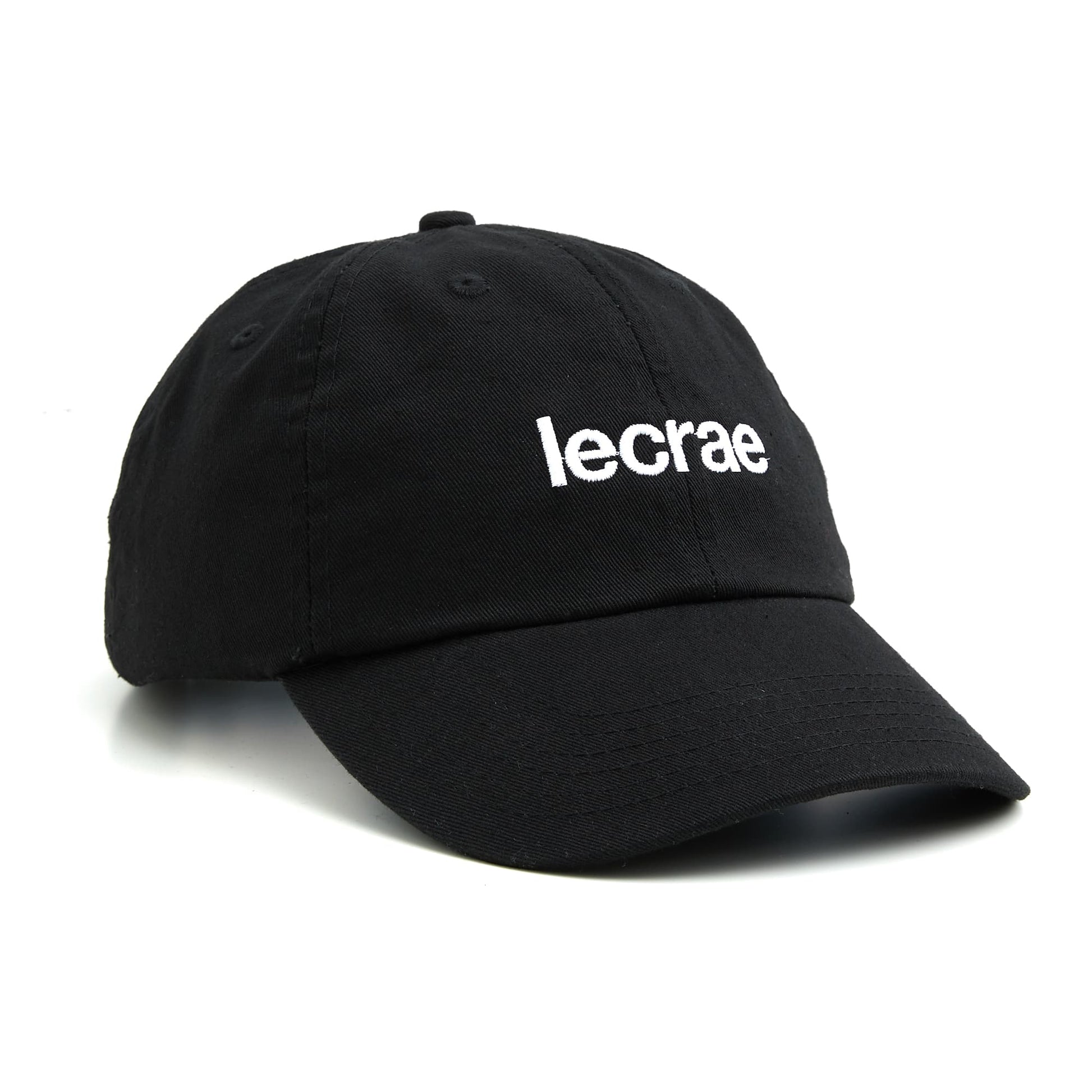 Logo black dad hat side front 2 Lecrae